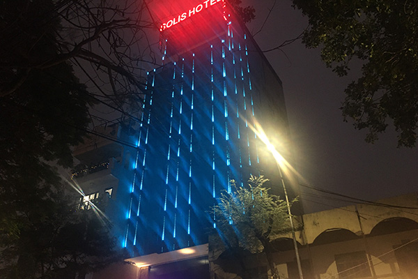 led trang trí tòa nhà